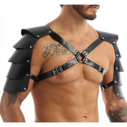 Generique Harnais avec Épaules Armors Simili noir